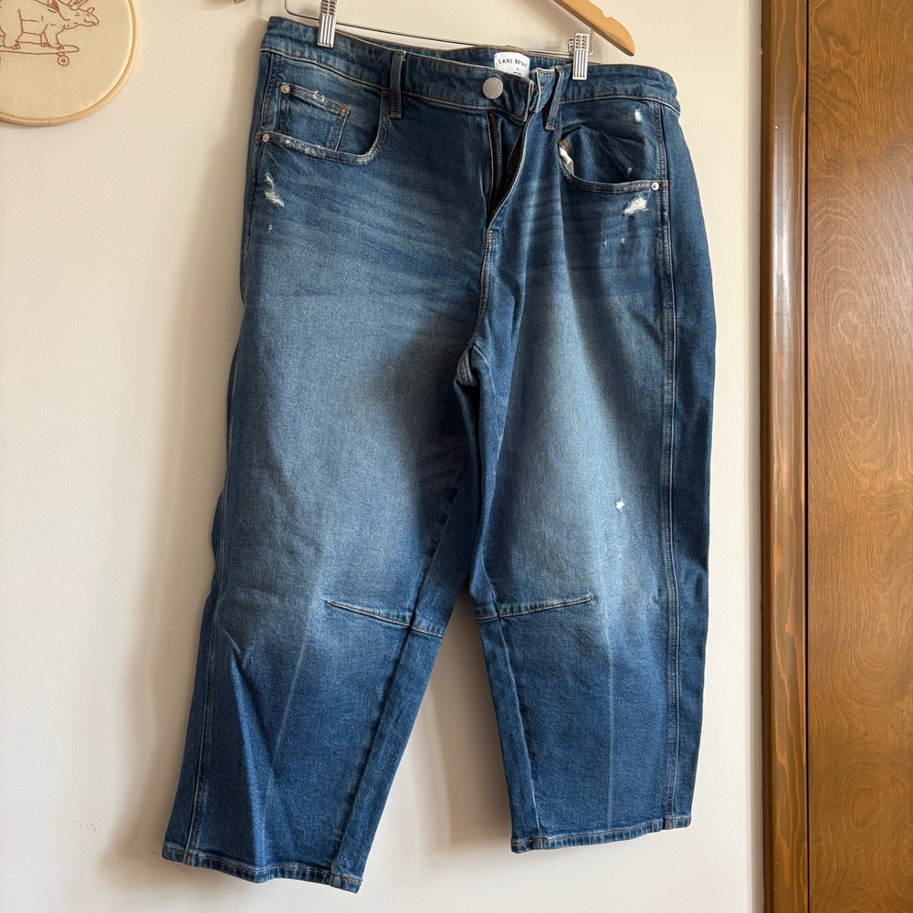 Lane Bryant barrel jeans